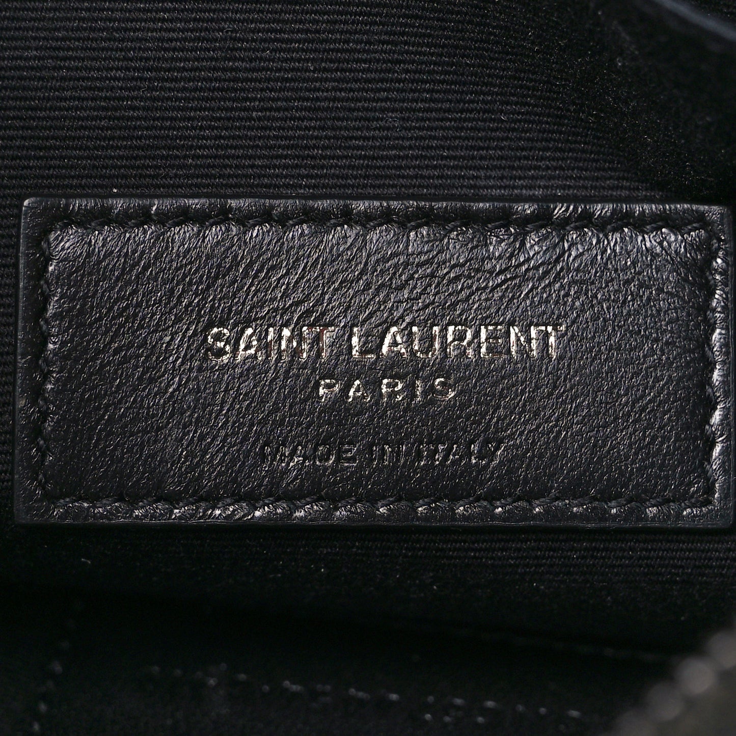 Grain De Poudre Monogram Bill Pouch Black
