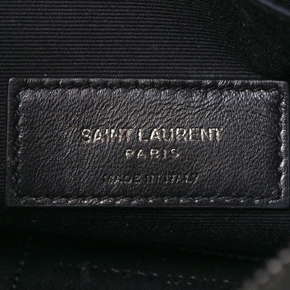 Saint Laurent Grain De Poudre Monogram Bill Pouch Black 6 of 14