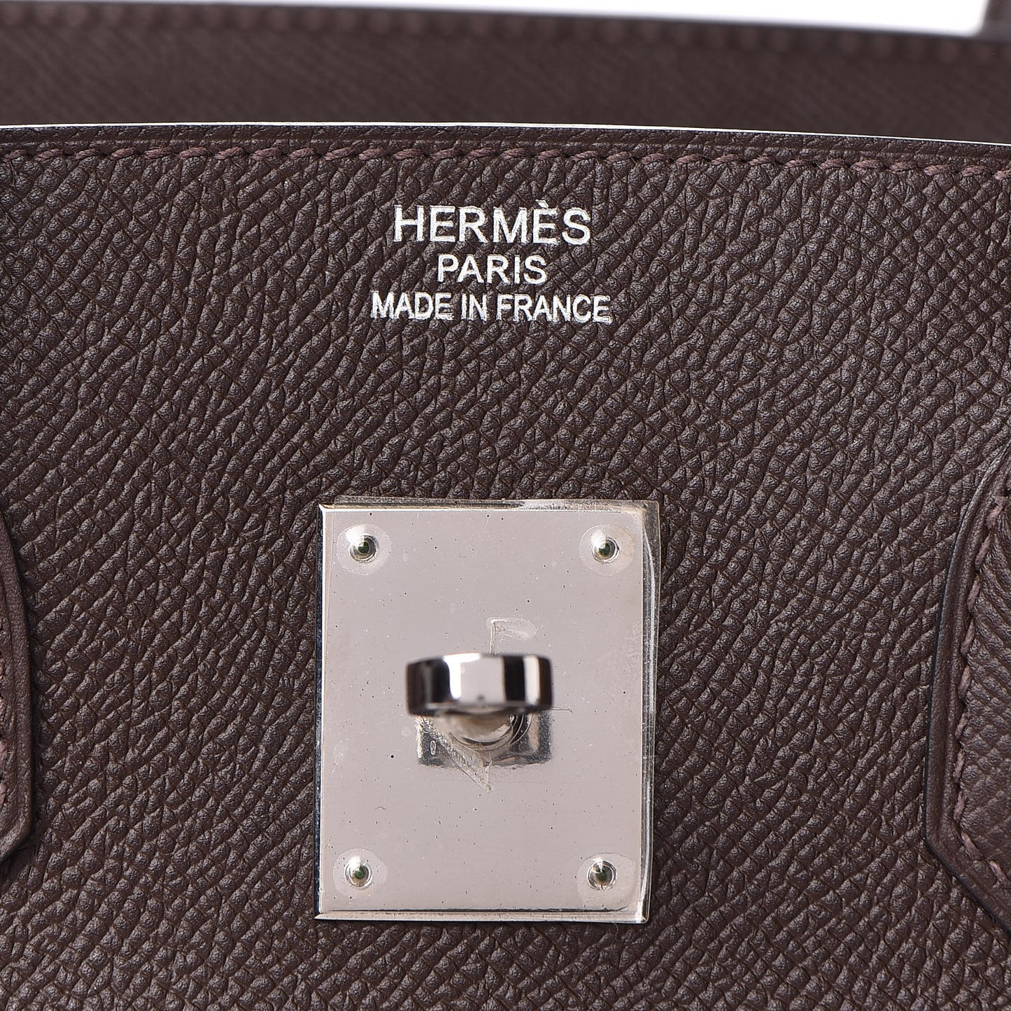 Epsom Birkin 35 Chocolate