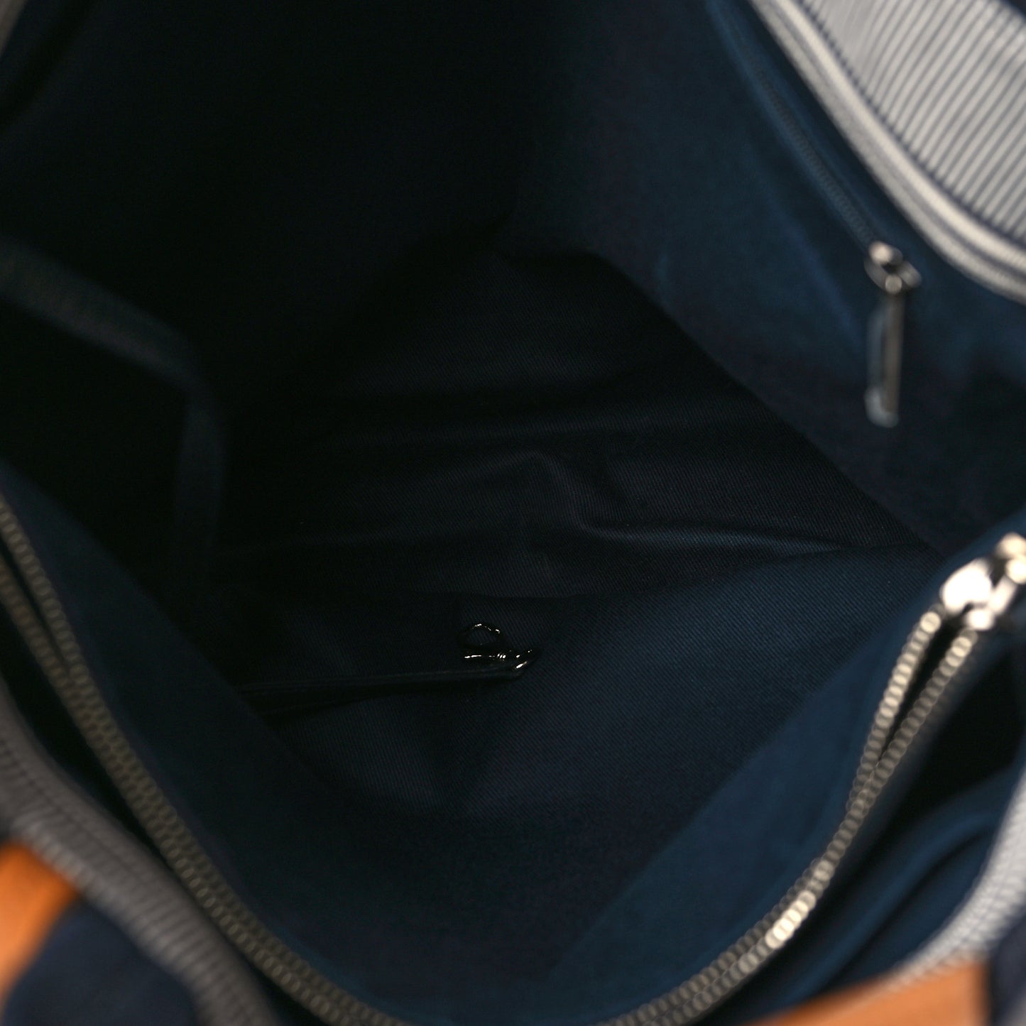 Denim Tall Shopping Tote Blue