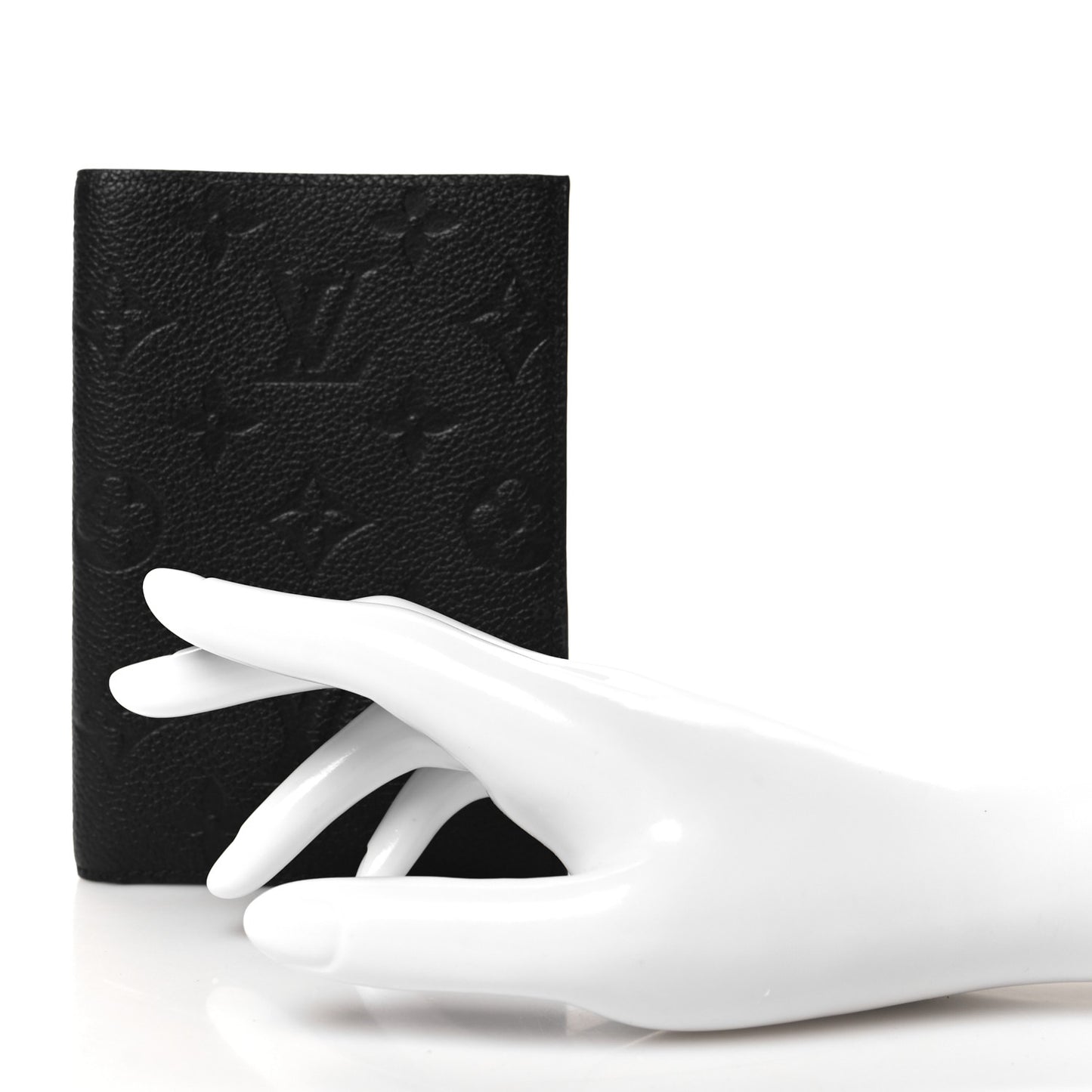 Empreinte Monogram Passport Cover Black