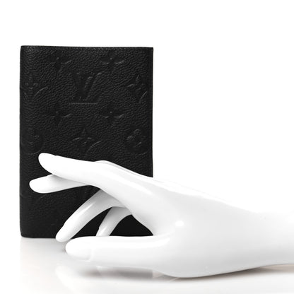 Louis Vuitton Empreinte Monogram Passport Cover Black 2 of 6