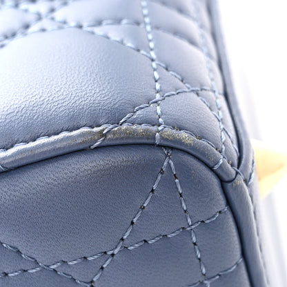 Christian Dior Lambskin Cannage Small My ABCDior Lady Dior Denim Blue 12 of 15