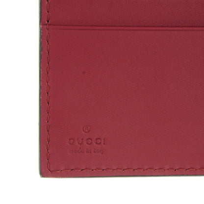 Gucci GG Supreme Monogram Blooms French Flap Wallet Beige Multicolor Dry Rose 6 of 7