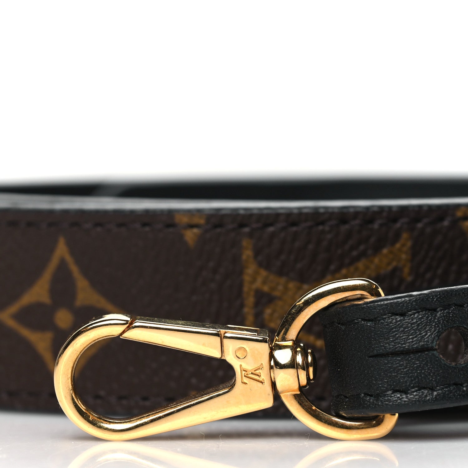 Louis Vuitton Monogram Bandouliere Shoulder Strap XL Black 2 of 4