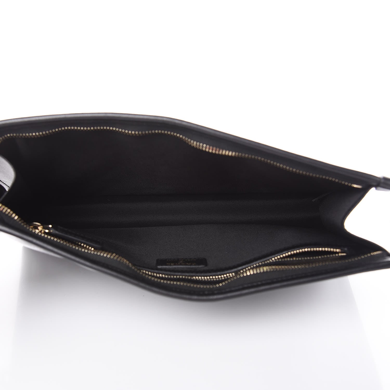 Chanel Tweed PVC Lambskin Large Pouch Black 5 of 10