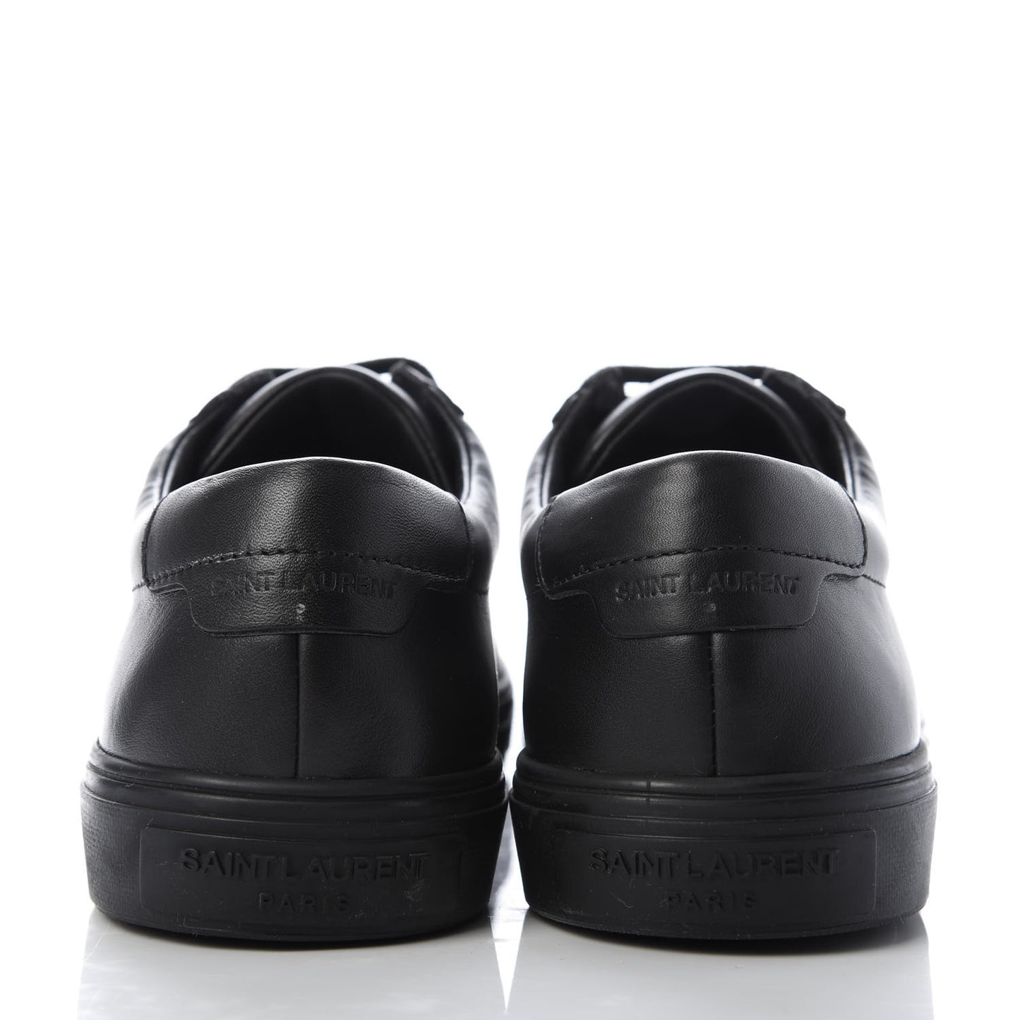 Calfskin Andy Low Top Sneakers 36 Black