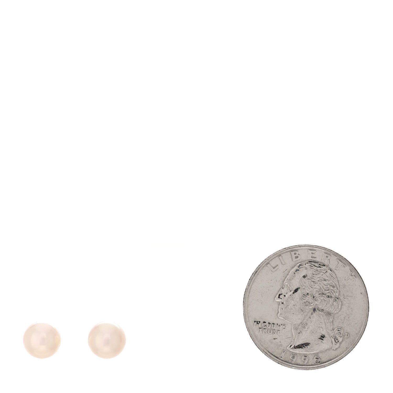 Mikimoto 18K Yellow Gold Akoya Pearl 7-7.5mm Stud Earrings 2 of 5