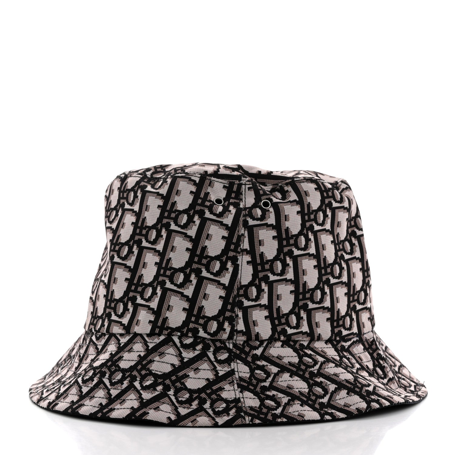 Christian Dior Oblique Reversible Teddy-D Brim Bucket Hat Beige 6 of 16