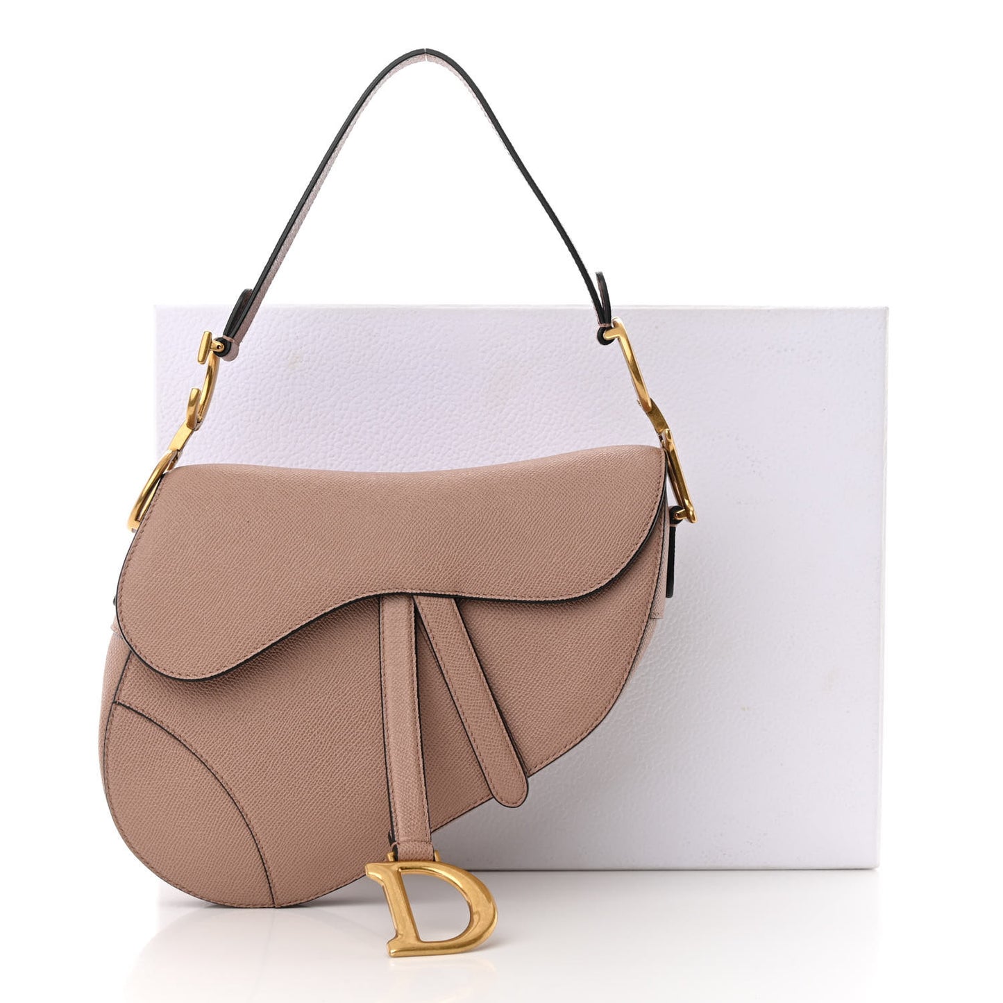Grained Calfskin Saddle Bag Fard