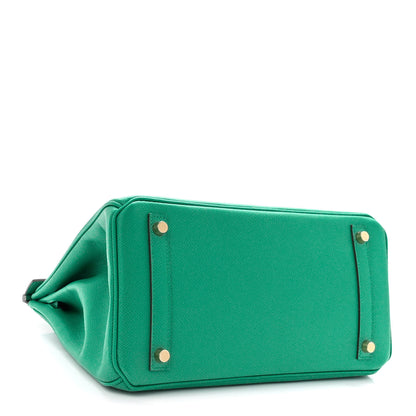 Hermes Epsom Birkin 30 Vert Jade 4 of 11