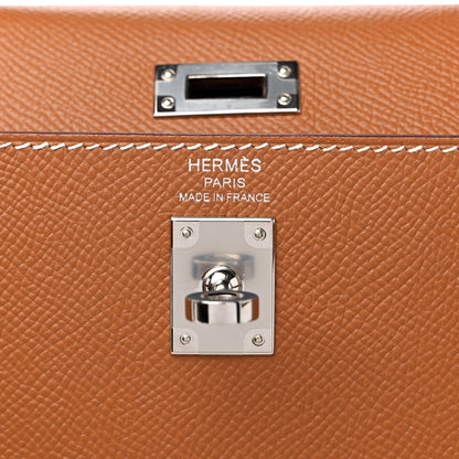 Hermes Epsom Kelly Sellier 25 Gold 6 of 10