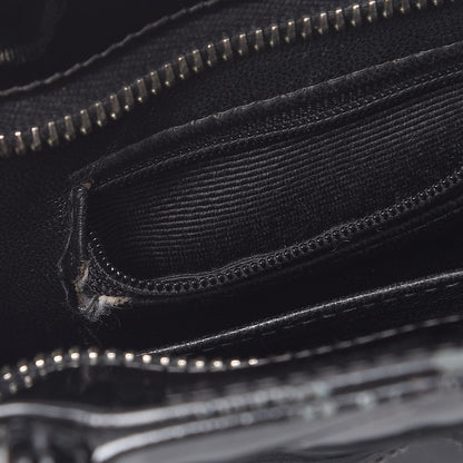 Chanel Patent Quilted Medallion Tote Bag Black 9 of 12