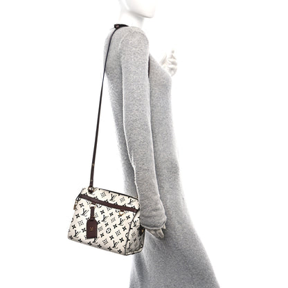 Louis Vuitton Monogram Speedy Amazon PM White Chocolat 2 of 9