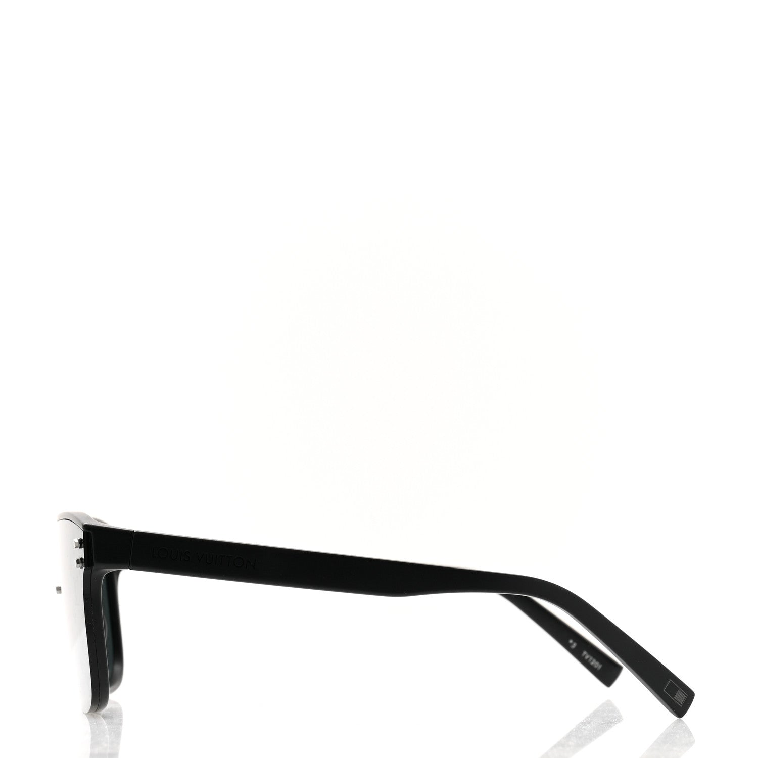 Louis Vuitton Acetate LV Waimea Square Sunglasses Z1082W Black 3 of 7