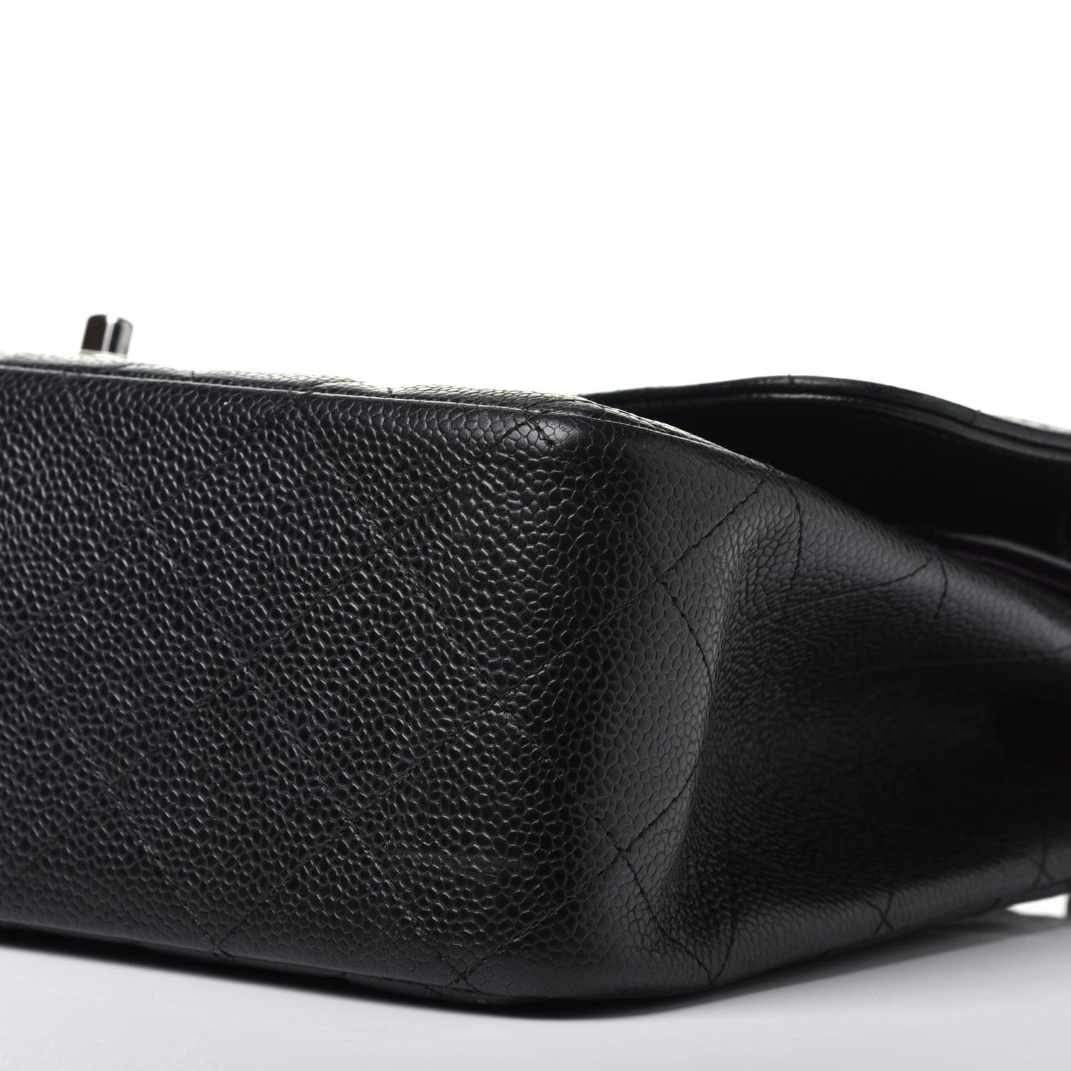 Chanel Caviar Quilted Jumbo Double Flap Black 9 of 9