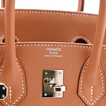Hermes Taurillon Novillo Birkin 25 Gold 6 of 13