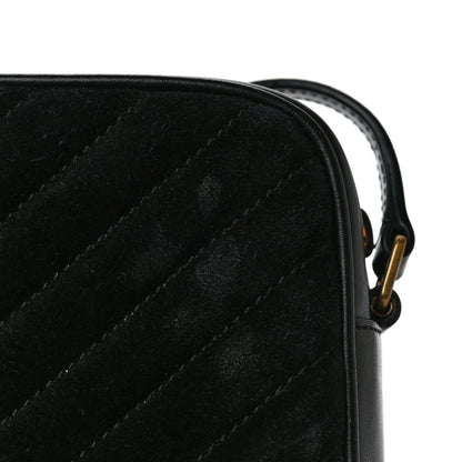 Saint Laurent Suede Calfskin Monogram Lou Camera Bag Black 11 of 14