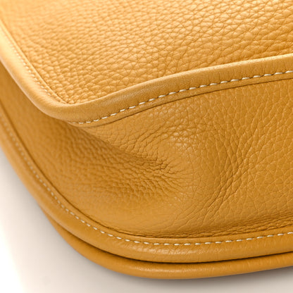 Hermes Taurillon Clemence Amazone Evelyne II PM Curry 7 of 8