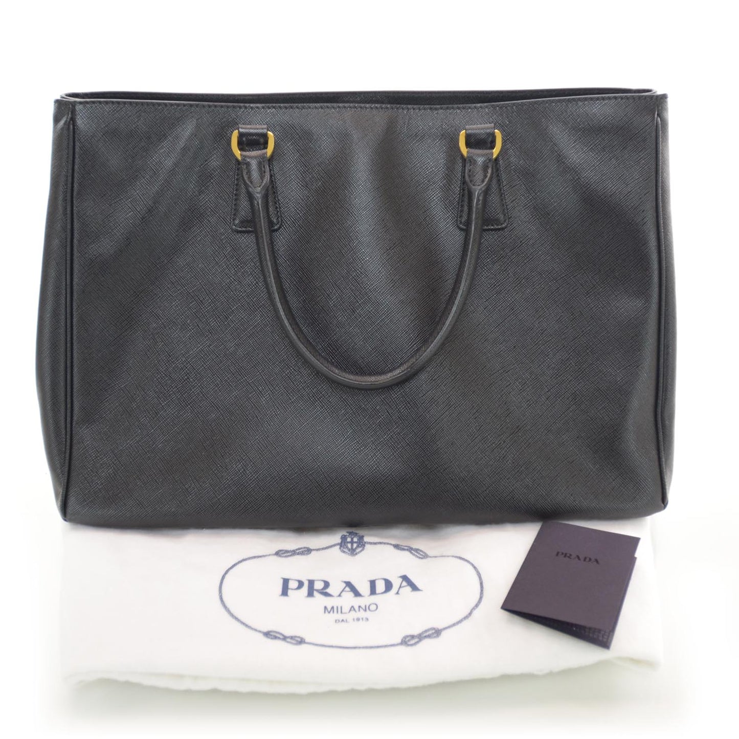 Saffiano Lux Tote Black