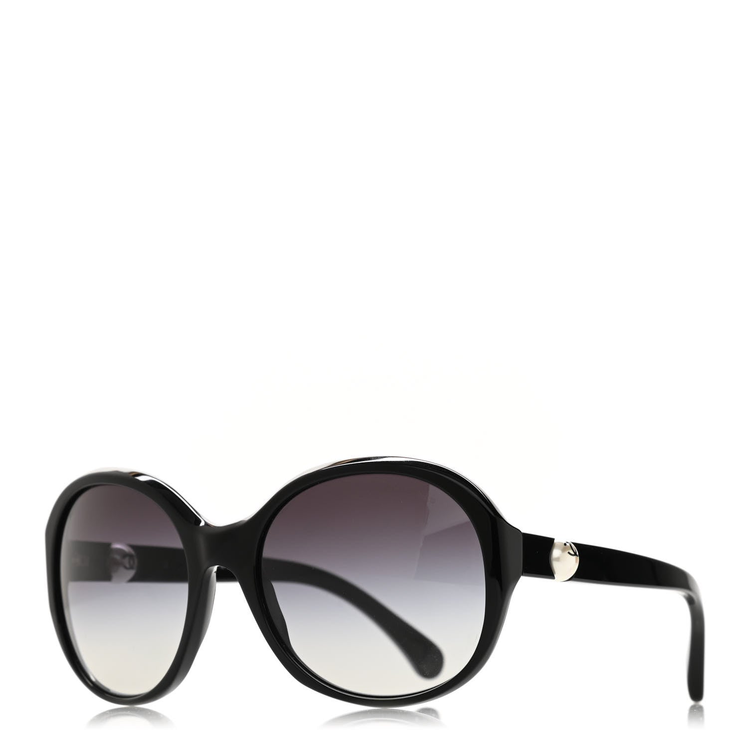 Chanel CC Pearl Sunglasses 5211-H Black 1 of 6