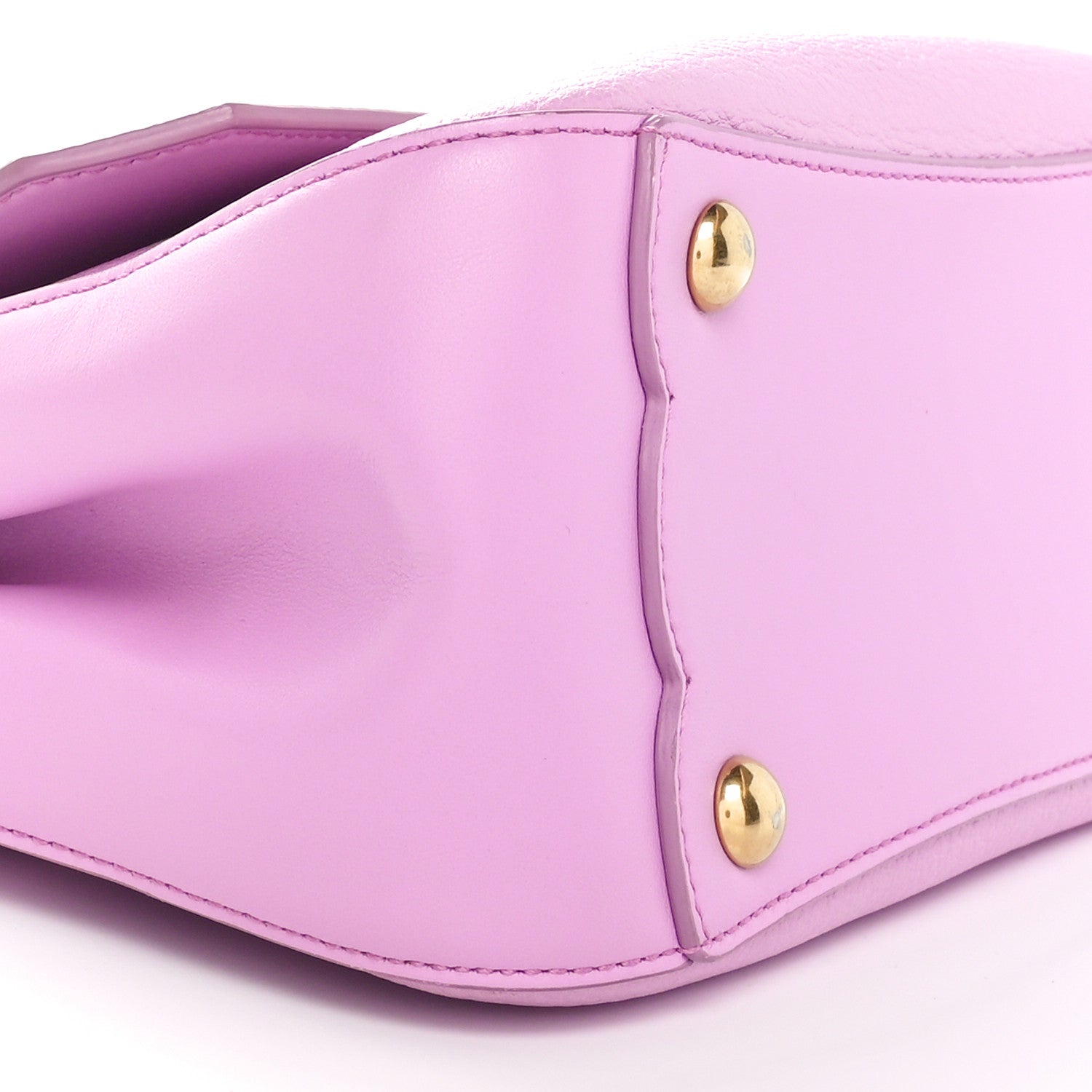 Salvatore Ferragamo Calfskin Flower Flap Bag Pink 9 of 11
