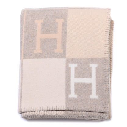 Hermes Wool Cashmere Avalon III Blanket Coco Camomille 1 of 3