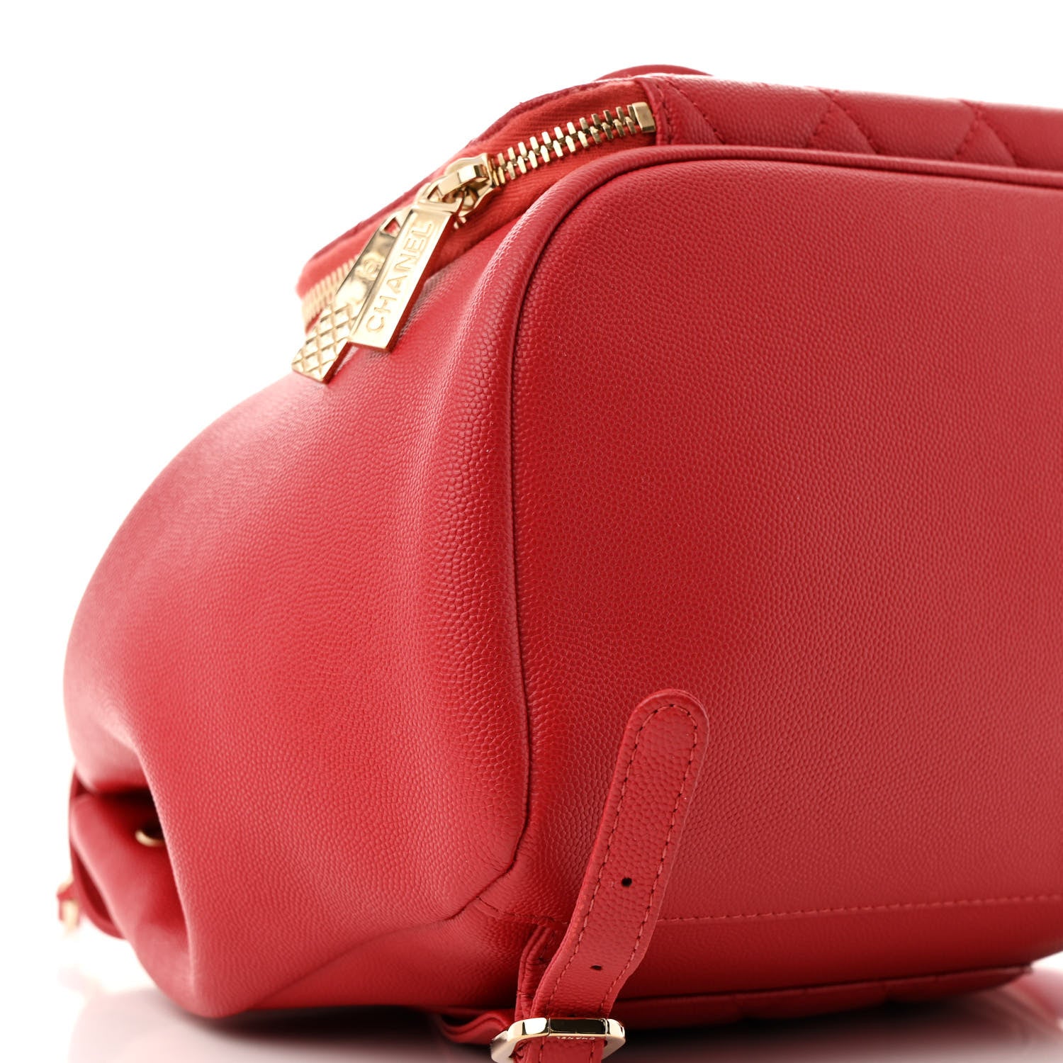 Chanel Caviar Quilted Business Affinity Backpack Red 9 of 10