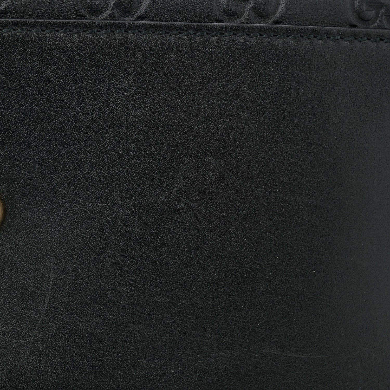 Gucci Guccissima Signature Medium Shoulder Tote Bag Black 14 of 14