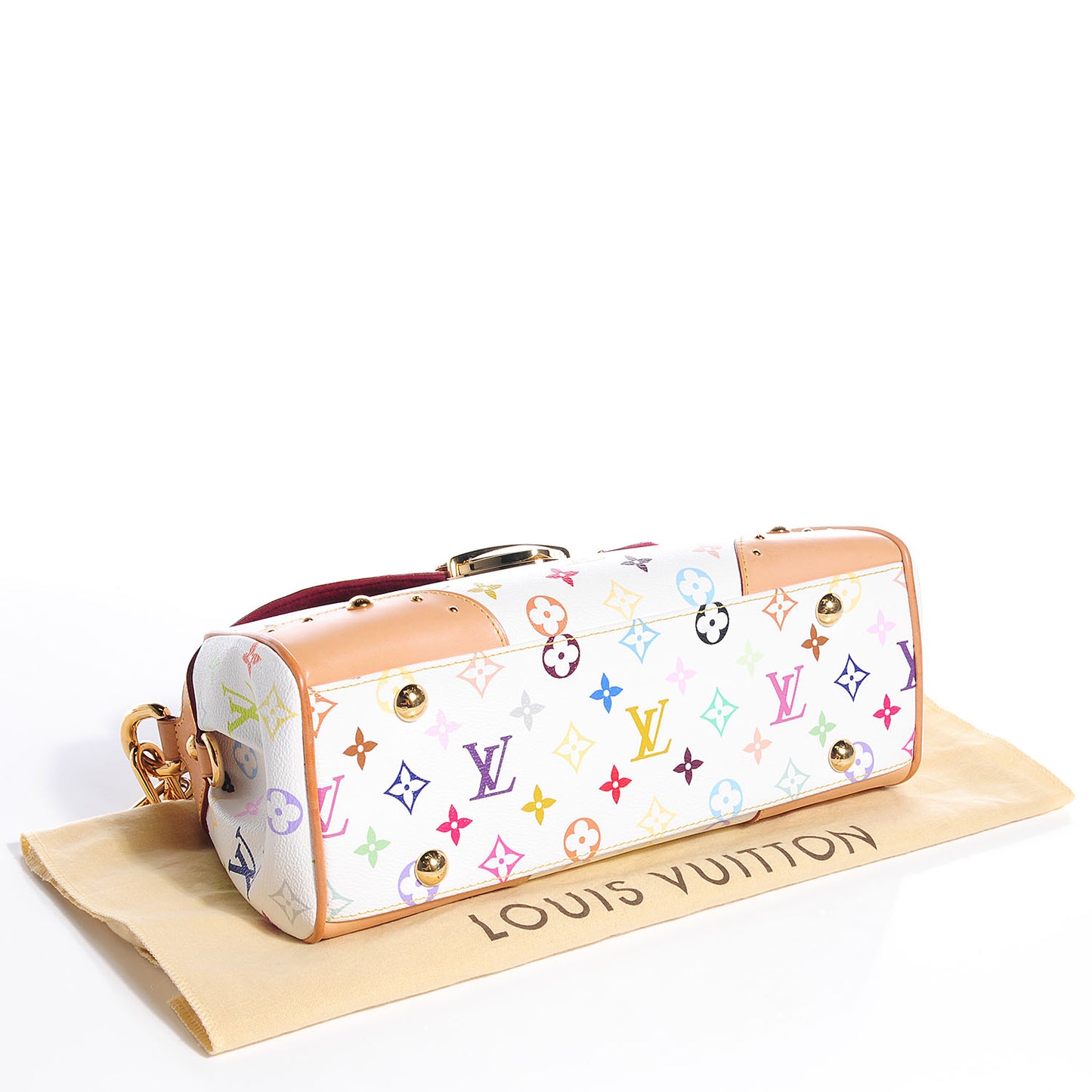 Monogram Multicolor Beverly MM White