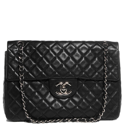 Chanel Caviar Maxi Single Flap Black 1 of 8