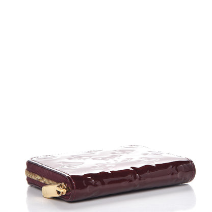 Louis Vuitton Vernis Zippy Coin Purse Wallet Rouge Fauviste 4 of 8