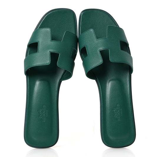 Epsom Oran Sandals 39.5 Vert Oyat
