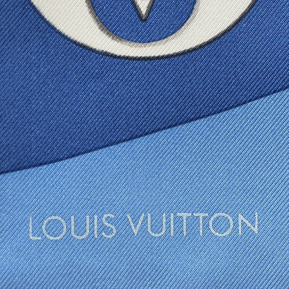 Louis Vuitton Silk Bandeau Blue 3 of 5