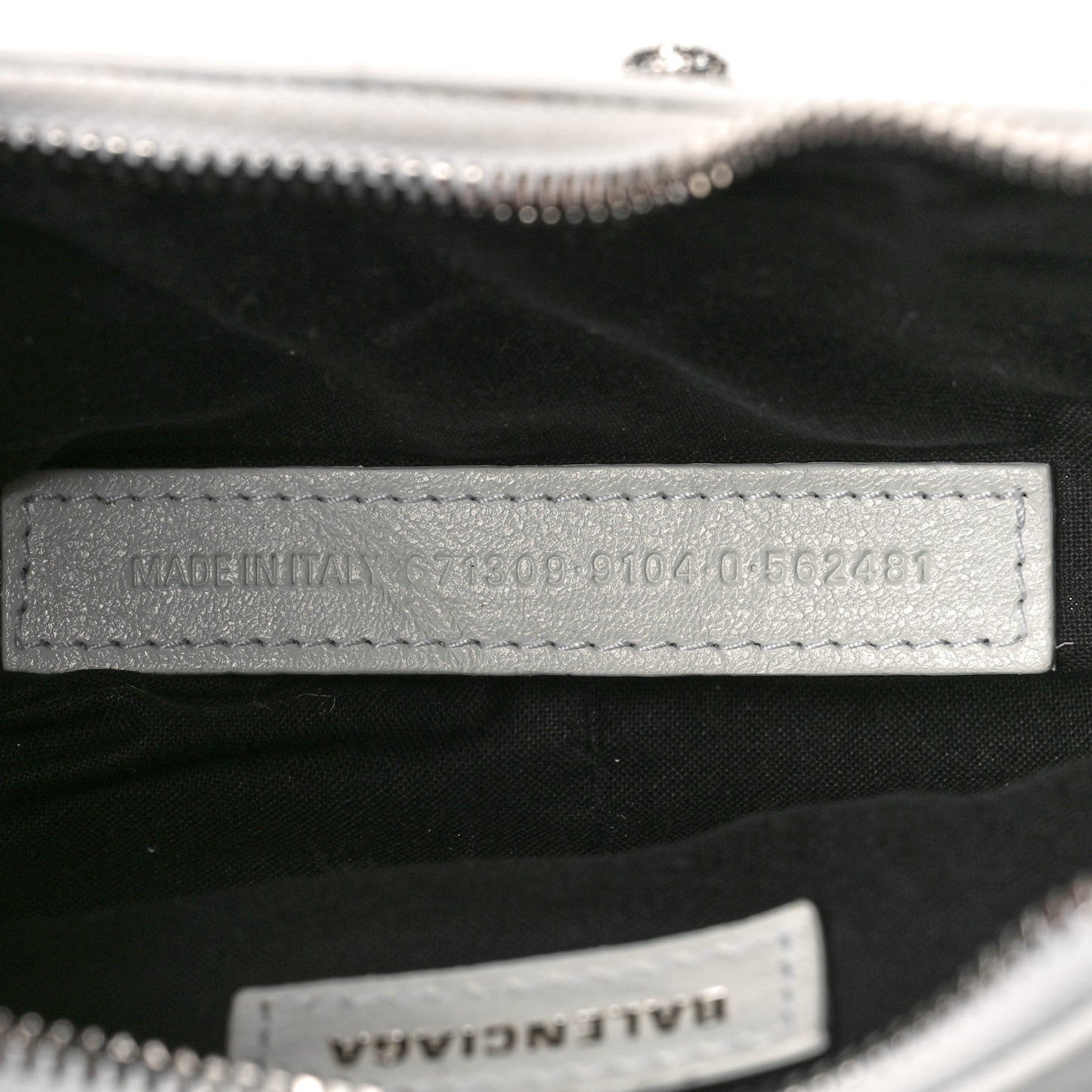 Agneau Arena Crystal Le Cagole Shoulder Bag XS Optic White