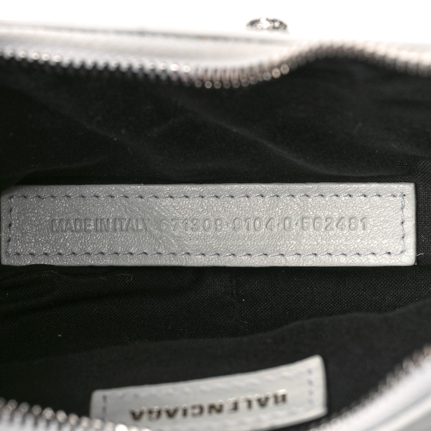 Balenciaga Agneau Arena Crystal Le Cagole Shoulder Bag XS Optic White 9 of 11