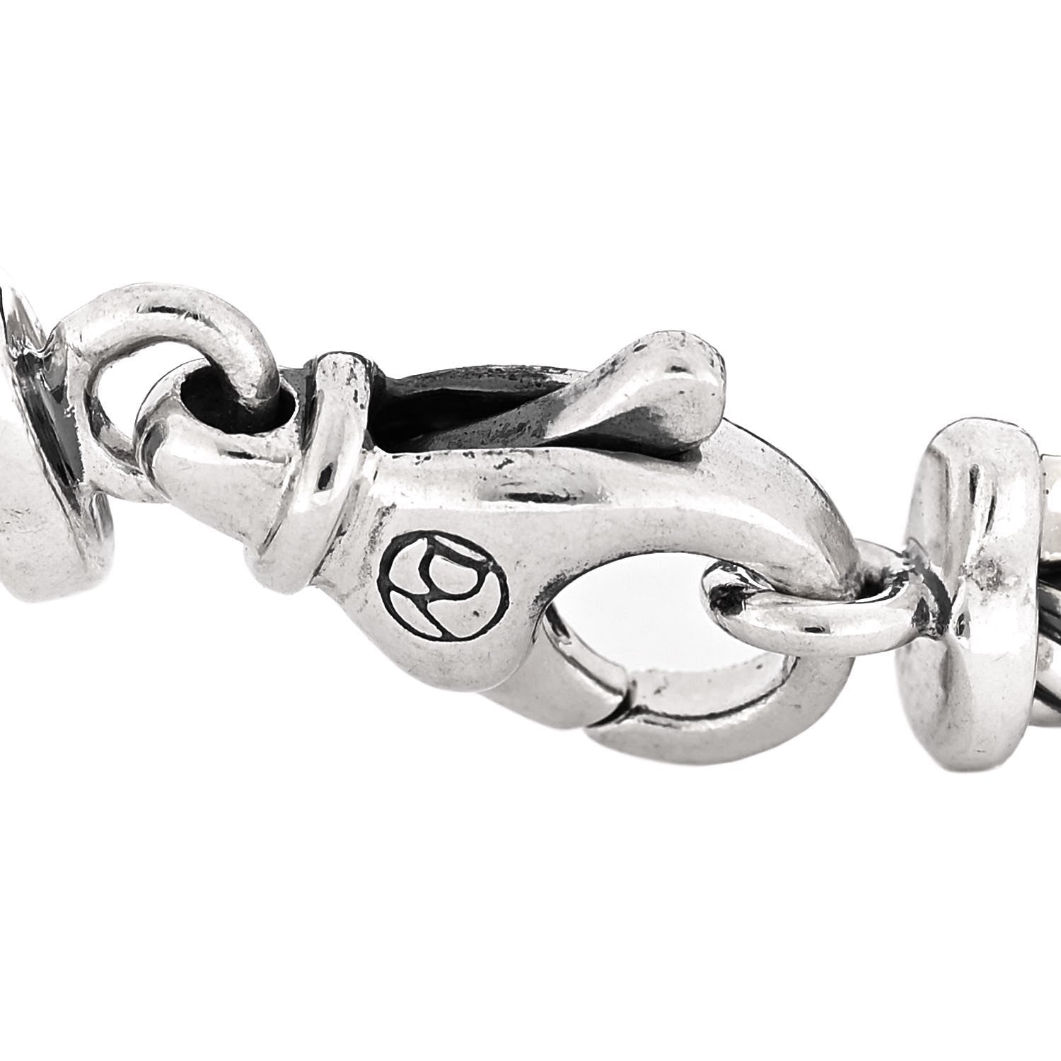David Yurman Sterling Silver 18K Yellow Gold 3mm Crossover Bracelet 3 of 5