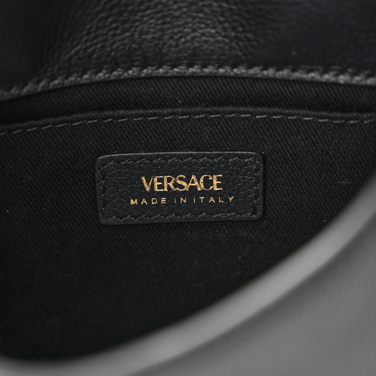 Versace Calfskin La Medusa Small Hobo Crossbody Black 6 of 11