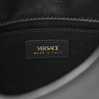 Versace Calfskin La Medusa Small Hobo Crossbody Black 6 of 11