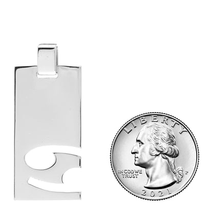 Gucci Sterling Silver Zodiac Cancer Pendant 2 of 3