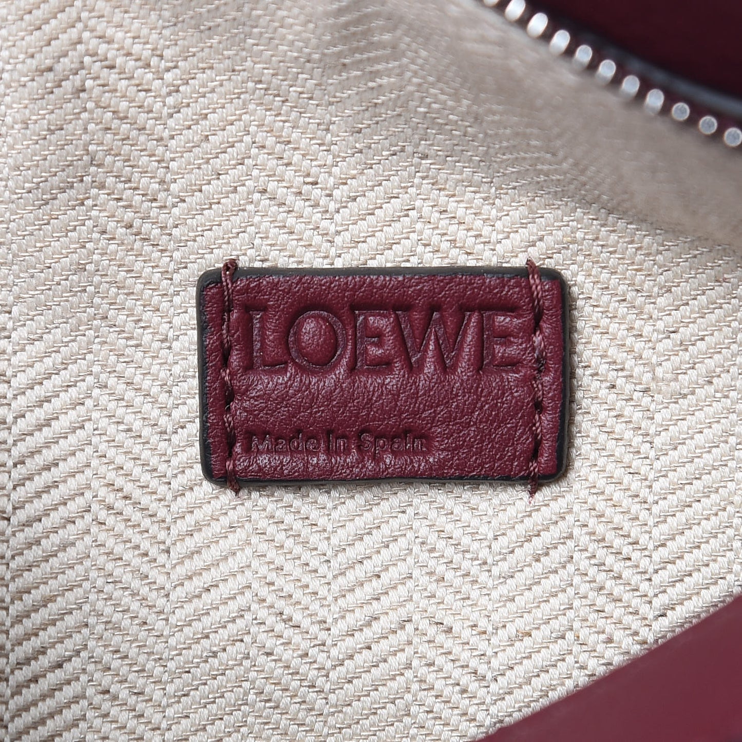 Calfskin Mini Puzzle Bag Wine
