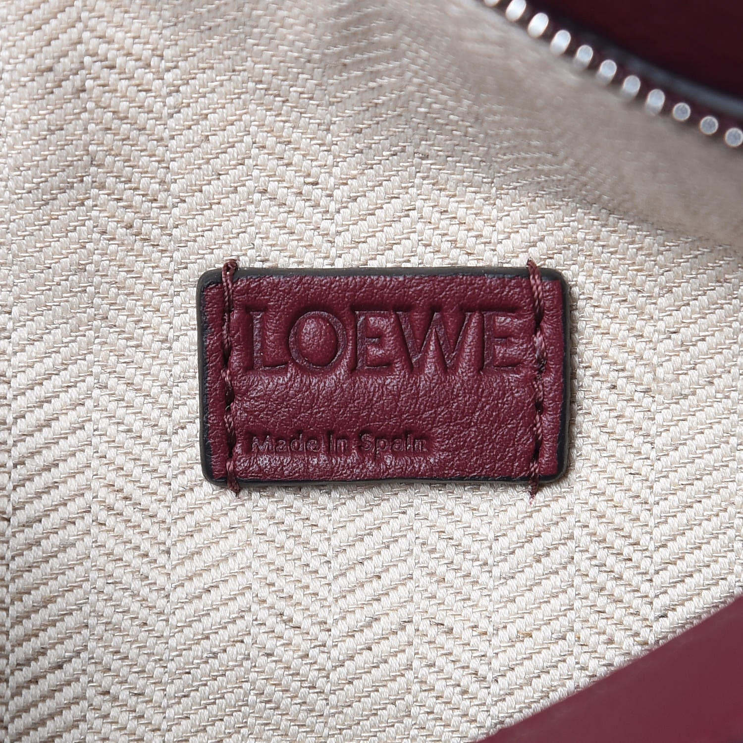 Loewe Calfskin Mini Puzzle Bag Wine 6 of 10