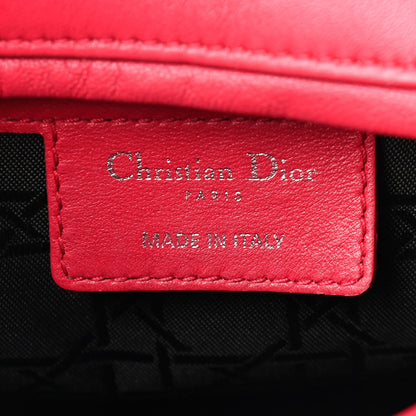 Christian Dior Lambskin Cannage Medium Lady Dior Pink 8 of 9