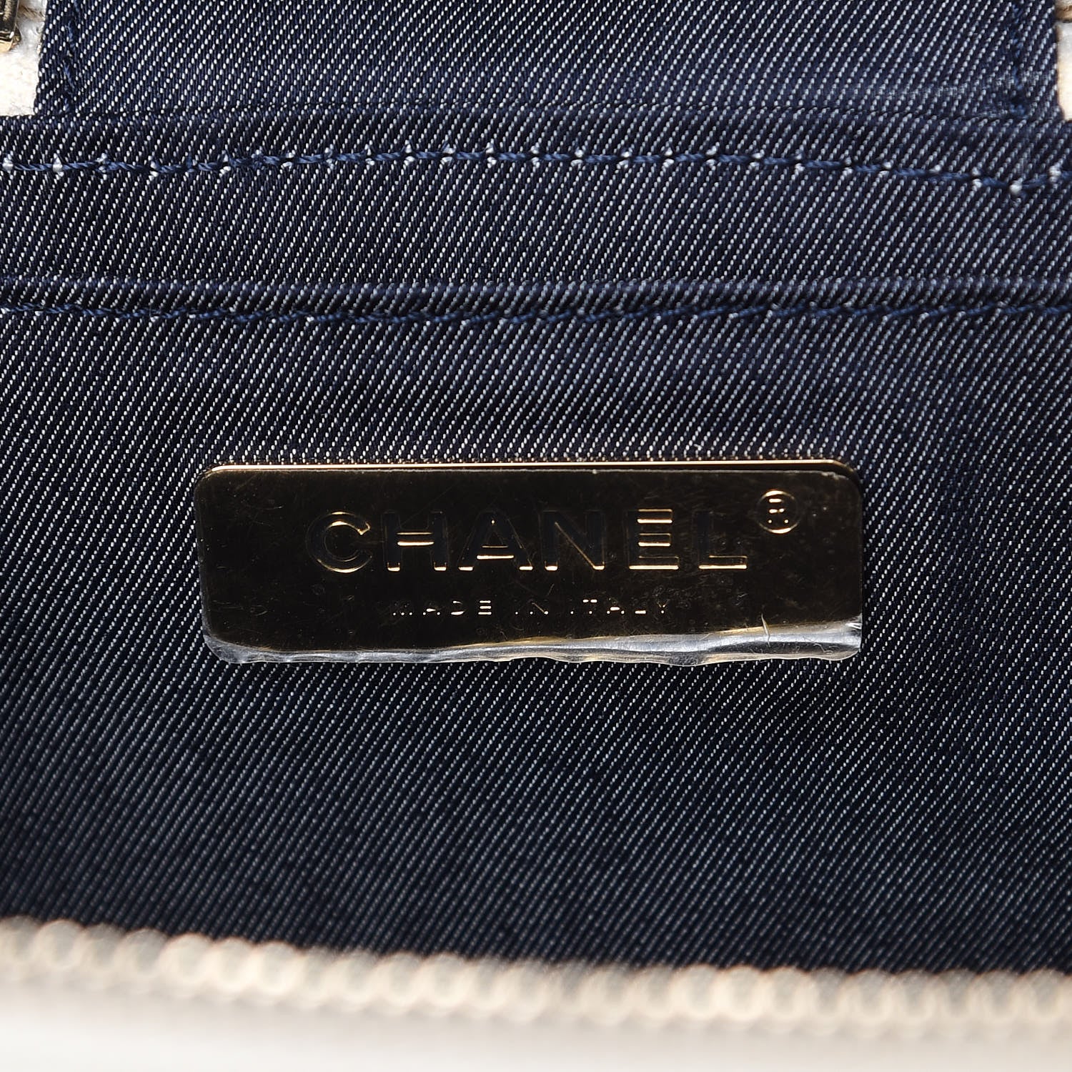 Chanel Lambskin Timeless Vanity Cosmetic Case White 6 of 9