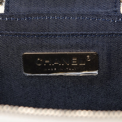 Chanel Lambskin Timeless Vanity Cosmetic Case White 6 of 9