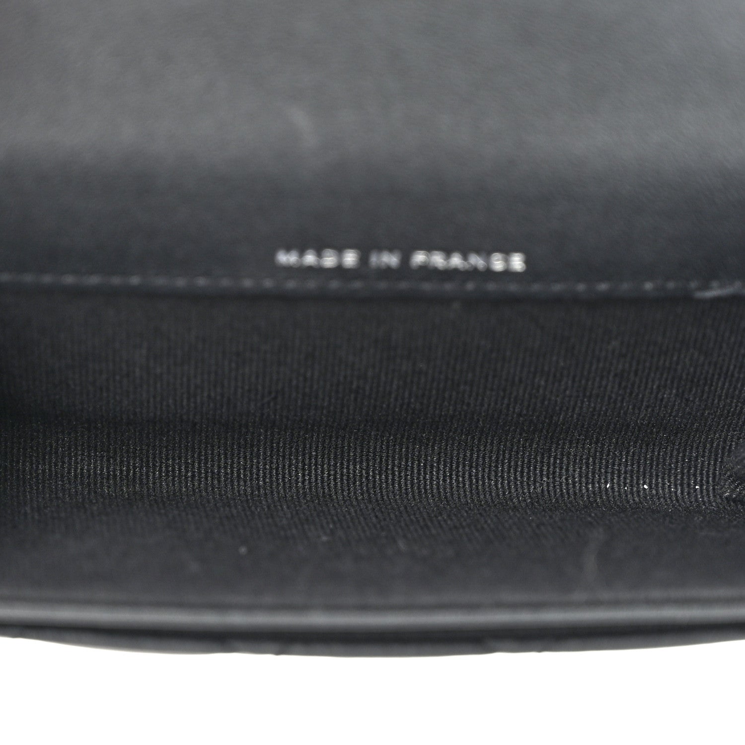 Chanel Lambskin Quilted Flap Card Holder Wallet So Black 5 of 9