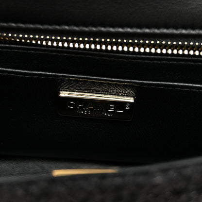 Chanel Woven Fabric Mini Rectangular Flap Black 5 of 9