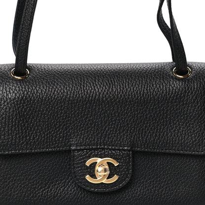 Chanel Grained Calfskin Mini Souplissimo Maxi Flap Black 8 of 11