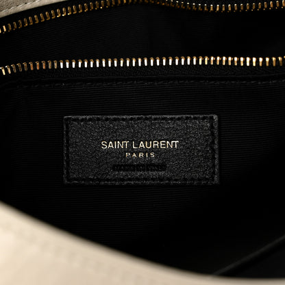 Saint Laurent Grained Lambskin Monogram Medium Niki Chain Satchel Crema Soft 6 of 11