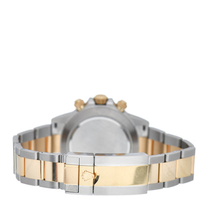 Rolex Stainless Steel 18K Yellow Gold 40mm Oyster Perpetual Cosmograph Daytona Watch White 116503 3 of 5